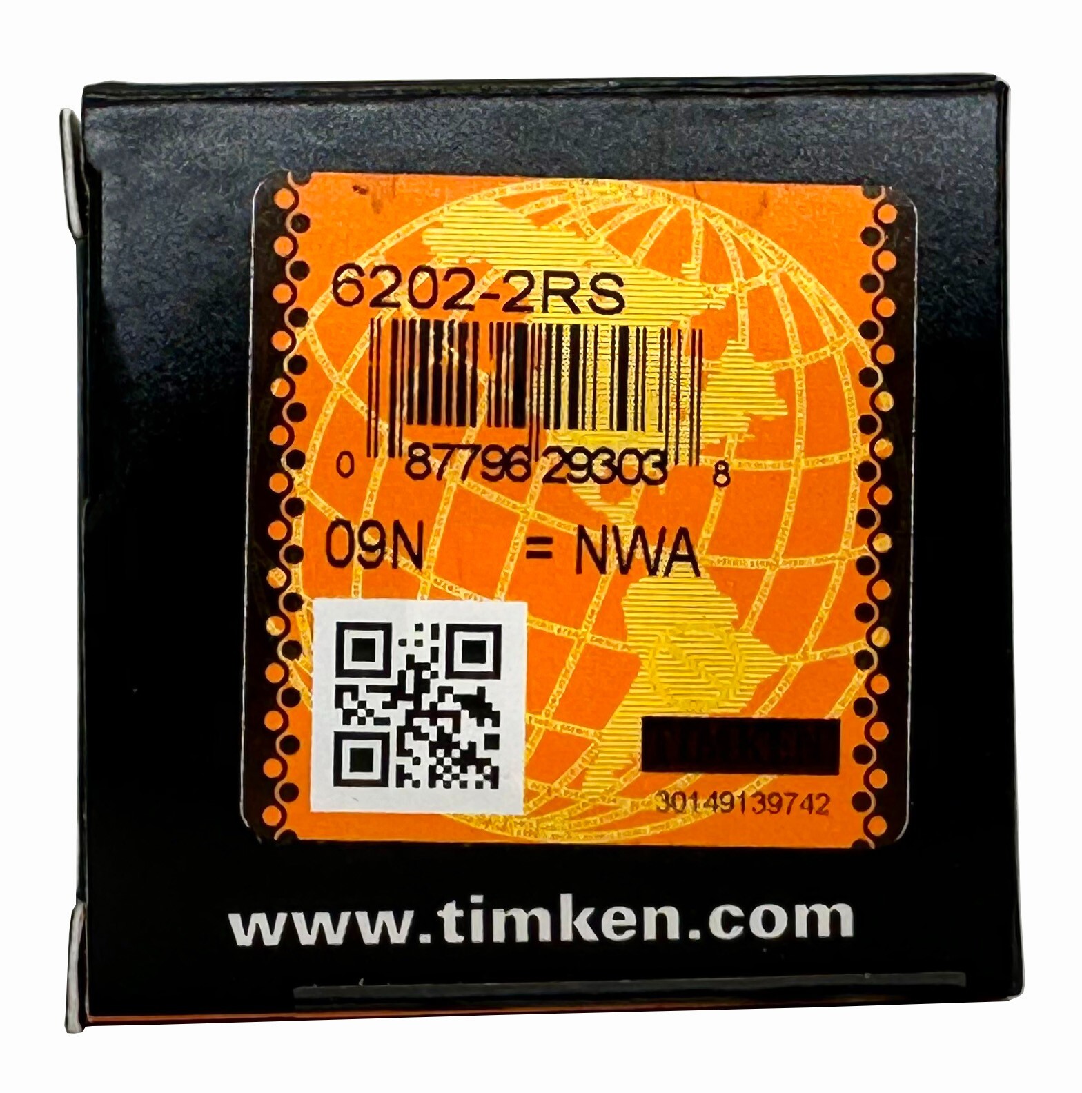 (2 PACK) TIMKEN 6202-2RS 15X35X11MM Double Rubber Seal Ball Bearings