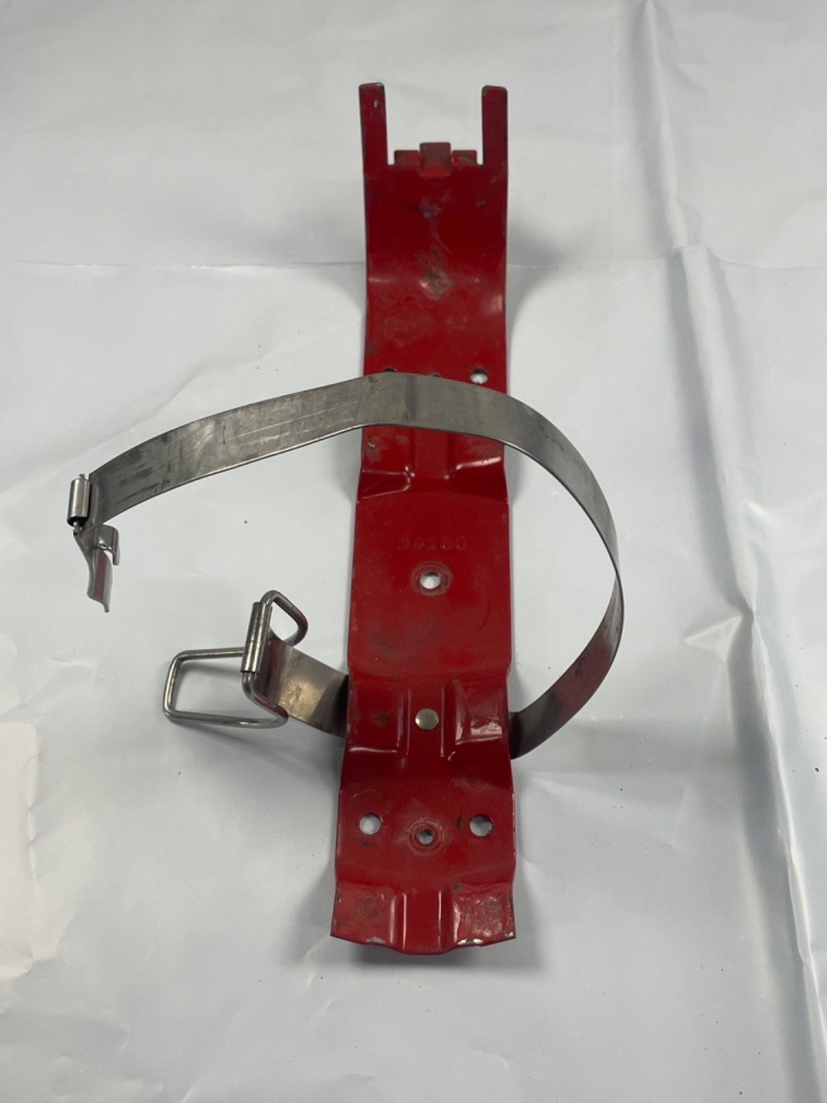 10" Fire Extinguisher Bottle Bracket , mount to seat pulled from ex state truck