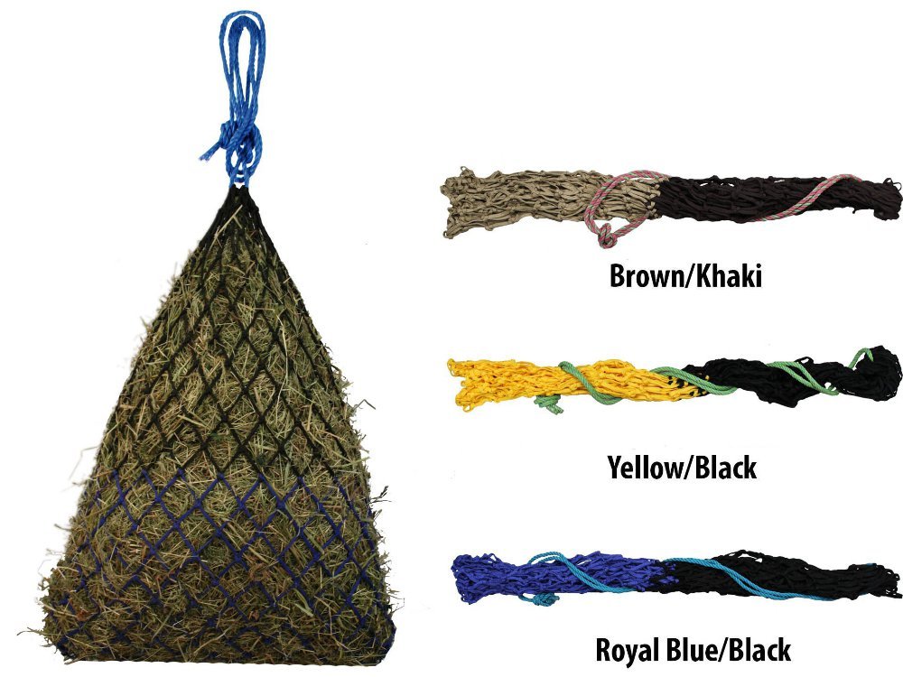 Derby Originals 42” Slow Feeder Soft Mesh Hanging Hay Net Lot of 2 for Horses