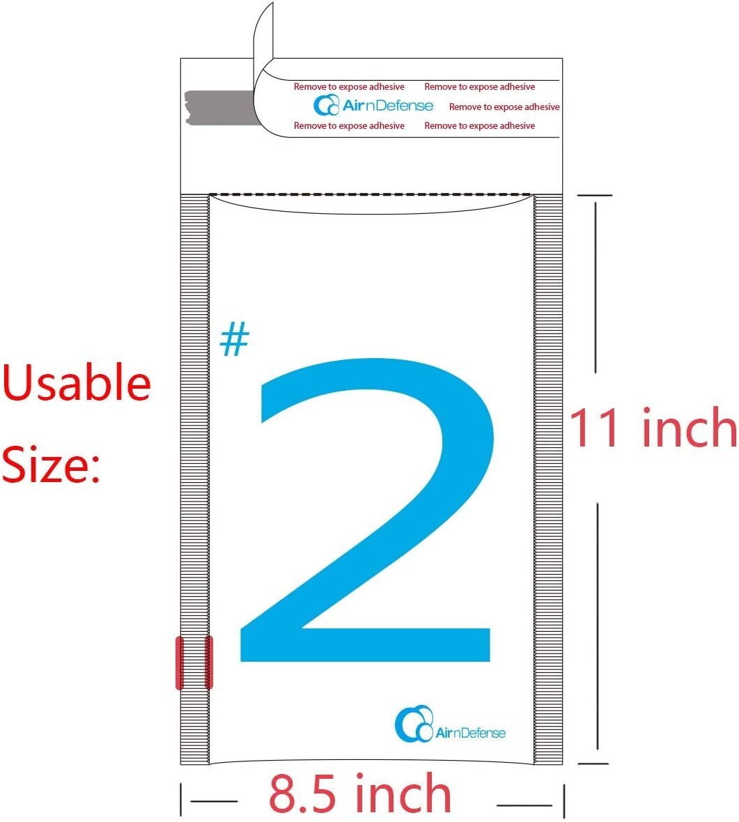 200 #2 8.5x12 Kraft Bubble Padded Envelopes Mailers Shipping Bags AirnDefense