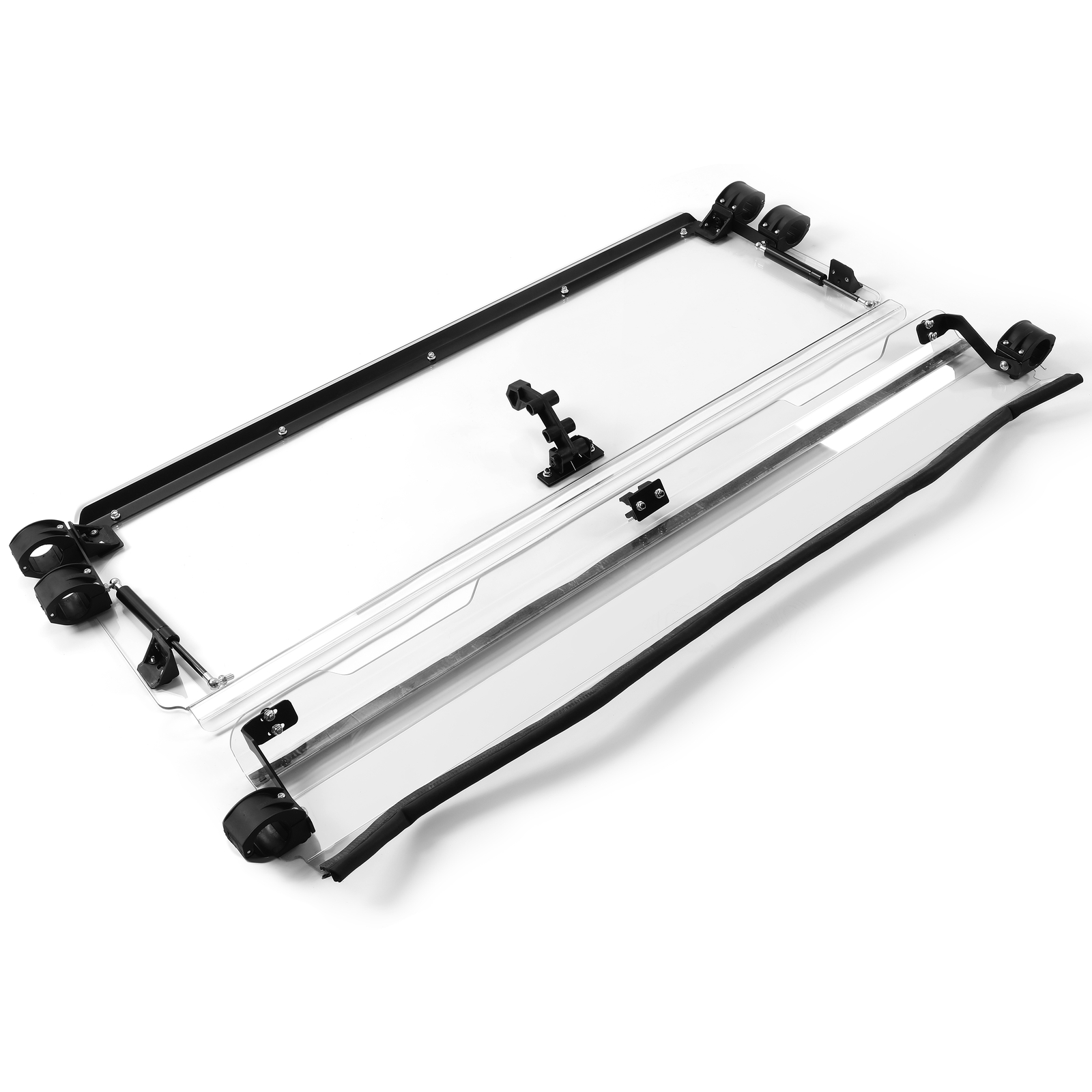 Folding Flip Windshield Scratch Resistant For Kawasaki Teryx 4 800/ 4 S ,2016-23