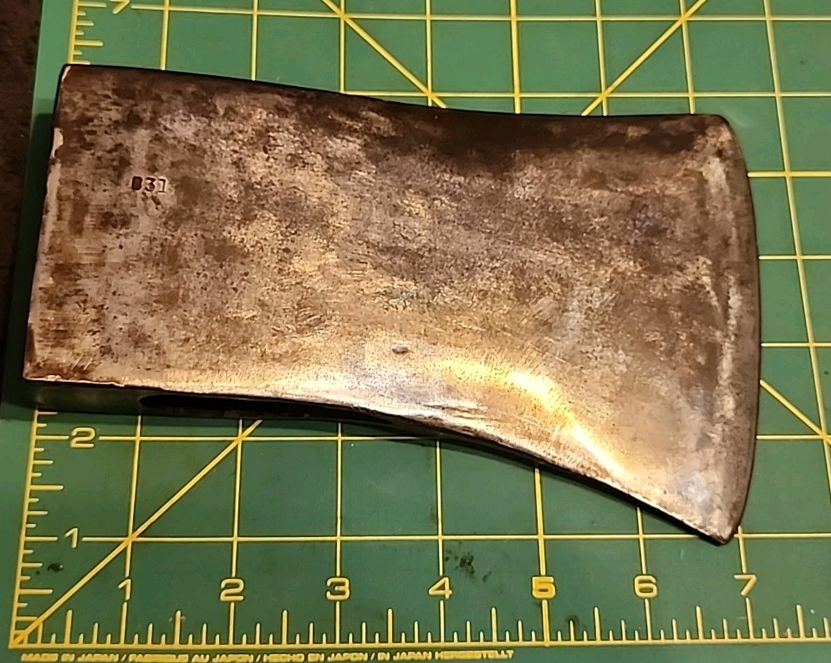 Vintage True Temper Single Bit Axe Head 3 lb. 10 oz. Marked 4 LBS