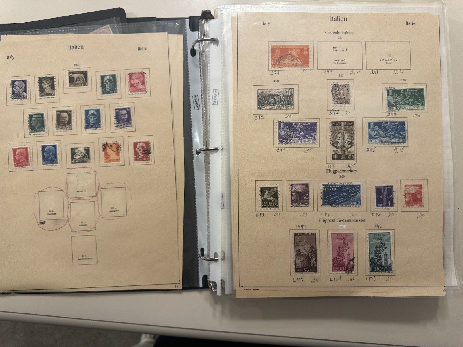 Italy Stamp Collection 2000+ Stamps Italy, Italian Themed, BV $10k+
