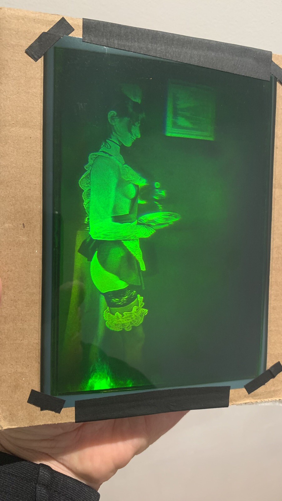 True 3D laser hologram. Casino Royale. Motion hologram