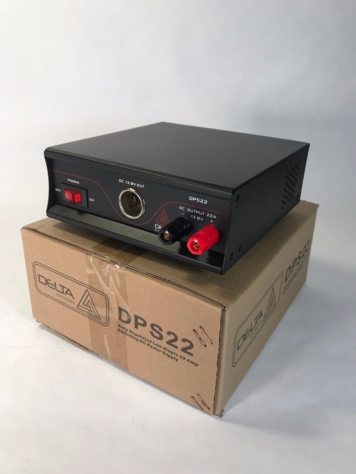 DELTA DPS22 22 Amp 12-13.8v AC/DC ultra small Power Supply Ham CB Radio