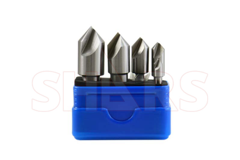 SHARS 82 Degree HSS Single Flute Countersink Set 5 Pcs NEW P}