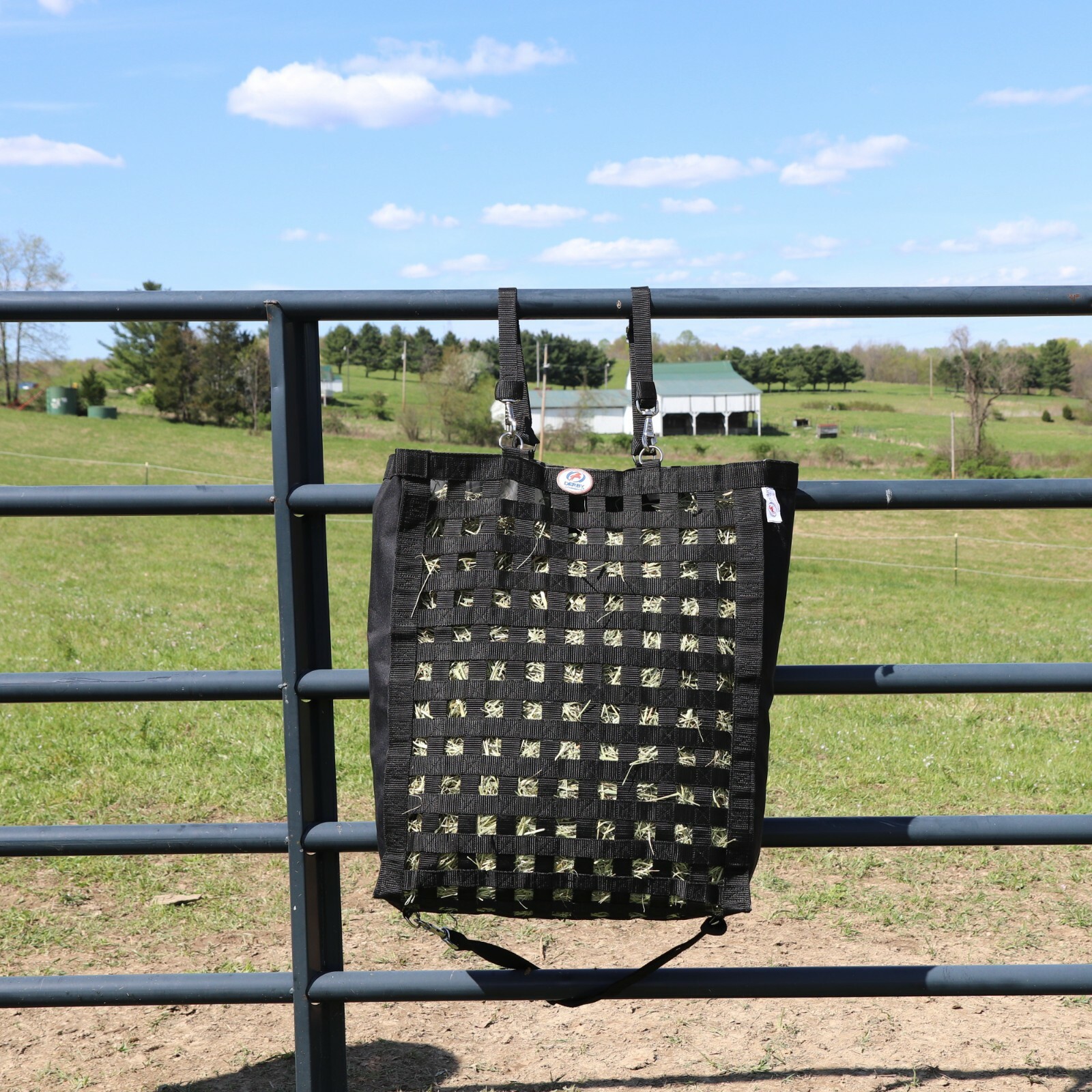Ultra Slow Feeder Horse Hay Bag with Super Tough Bottom and 6 Month Warranty