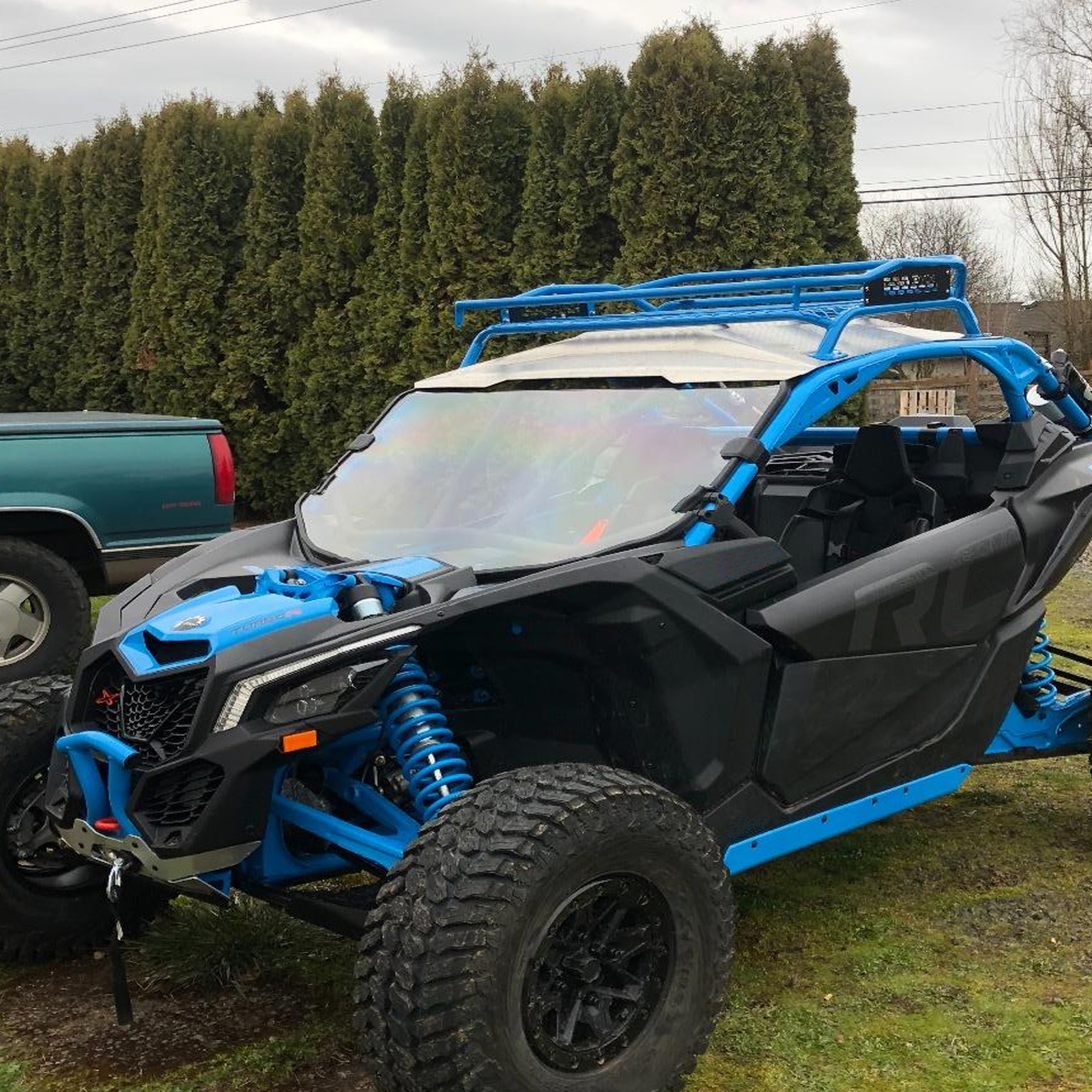 Scratch Resistant Full Windshield Tough PC For Can-Am Maverick X3 /Max 2017-2024