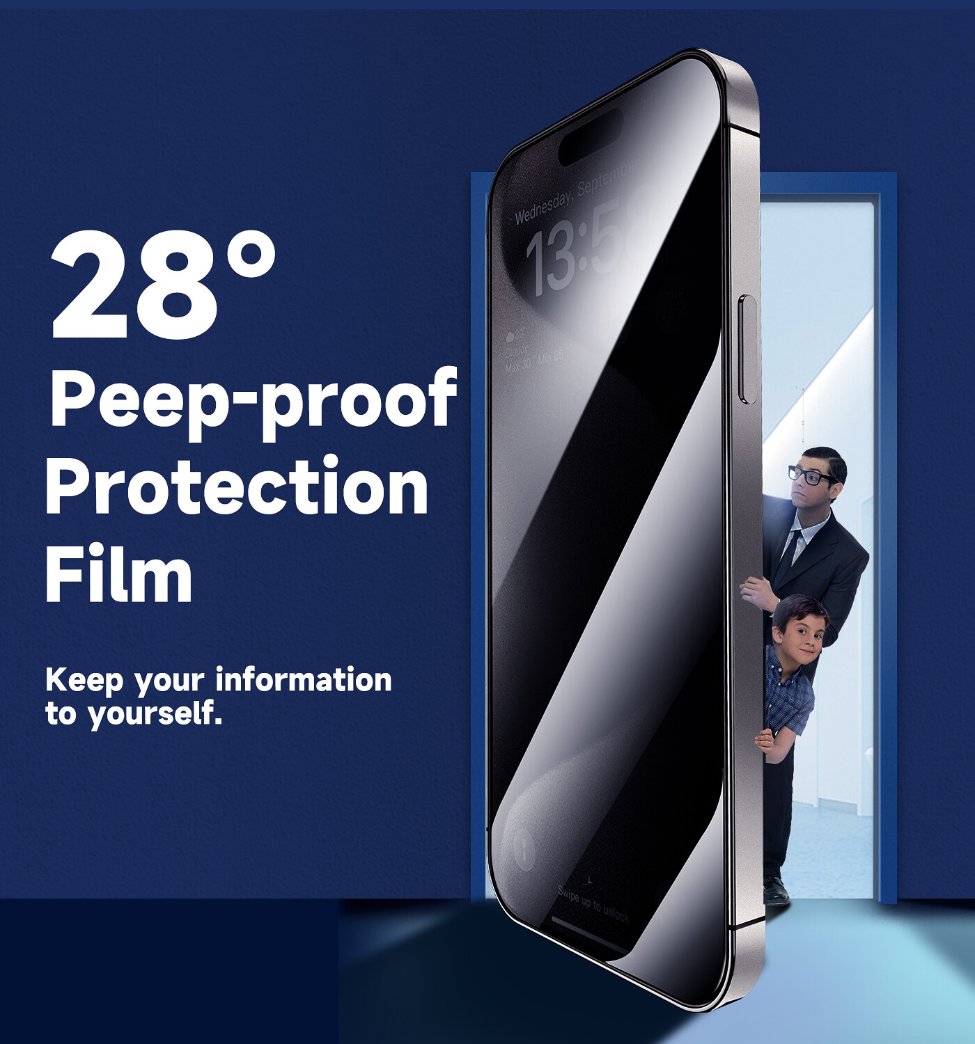 MAGIC JOHN 2 Pack for iPhone 16 Pro Max Plus tempered Glass Screen Protector