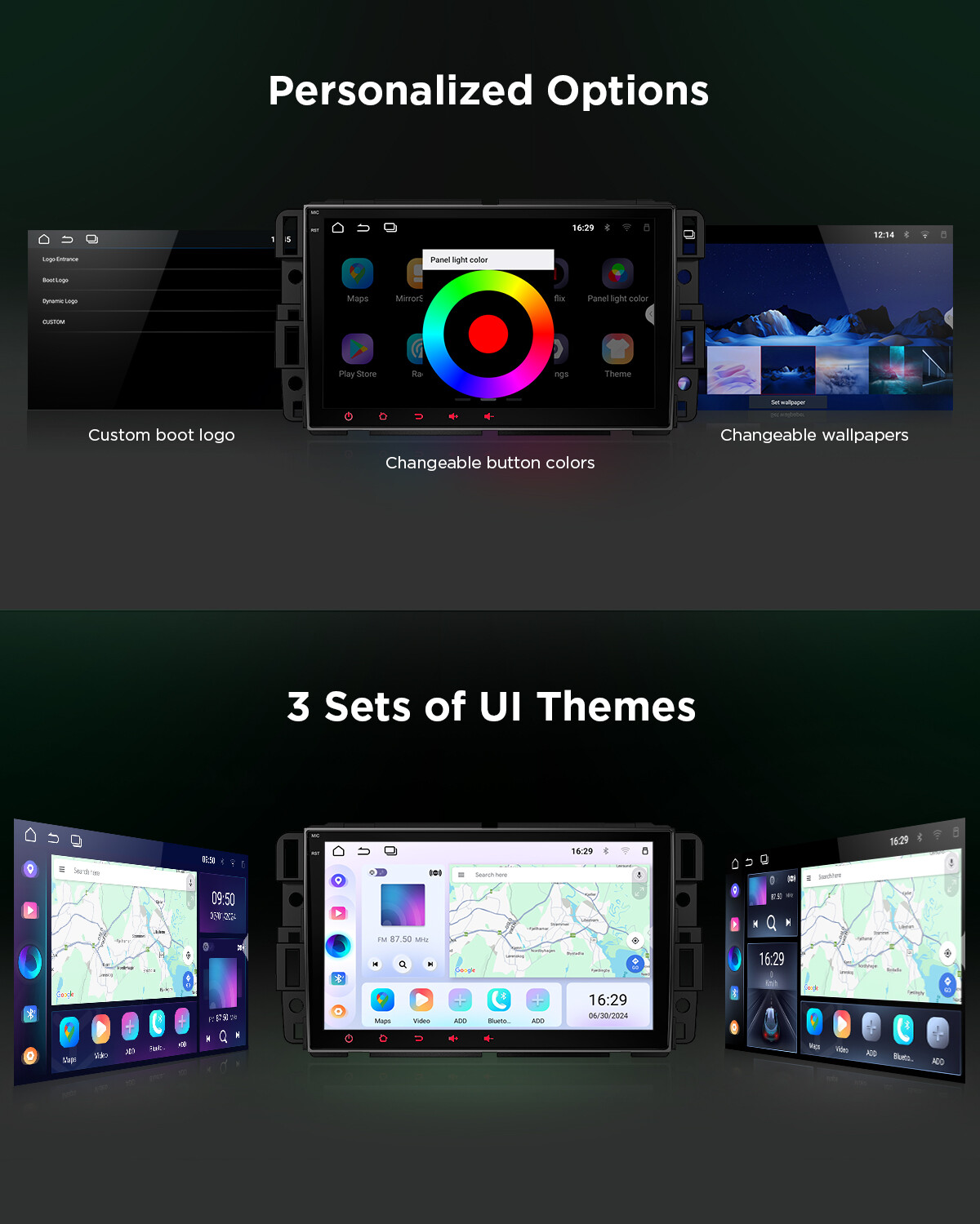 Eonon GMA13 Android 13 8" IPS Car Stereo GPS Navigation WiFi For Chevy GMC + CAM