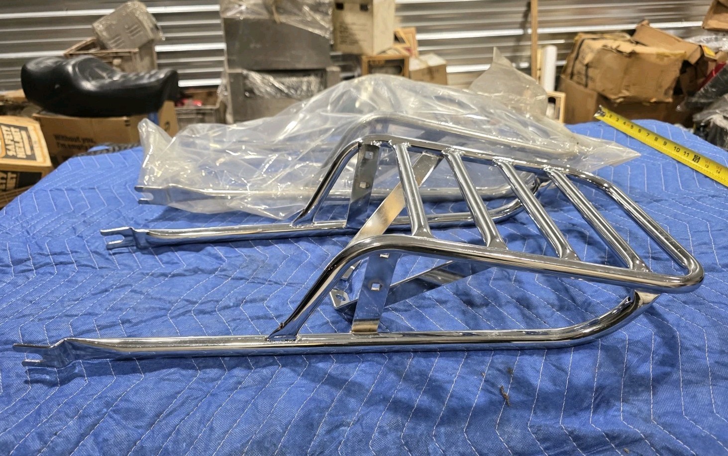 1971 1972 1973 NOS Honda CB350 CB CL 350 CL350 Chrome Rear Luggage Rack Carrier