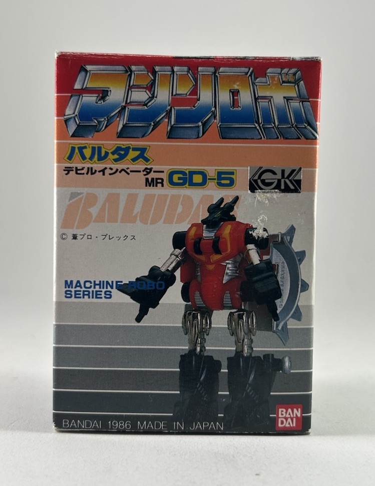 VTG 1986 Bandai Machine Robo Baldas Devil Invader MRGD-105 Gobot Bladez NEW MIB
