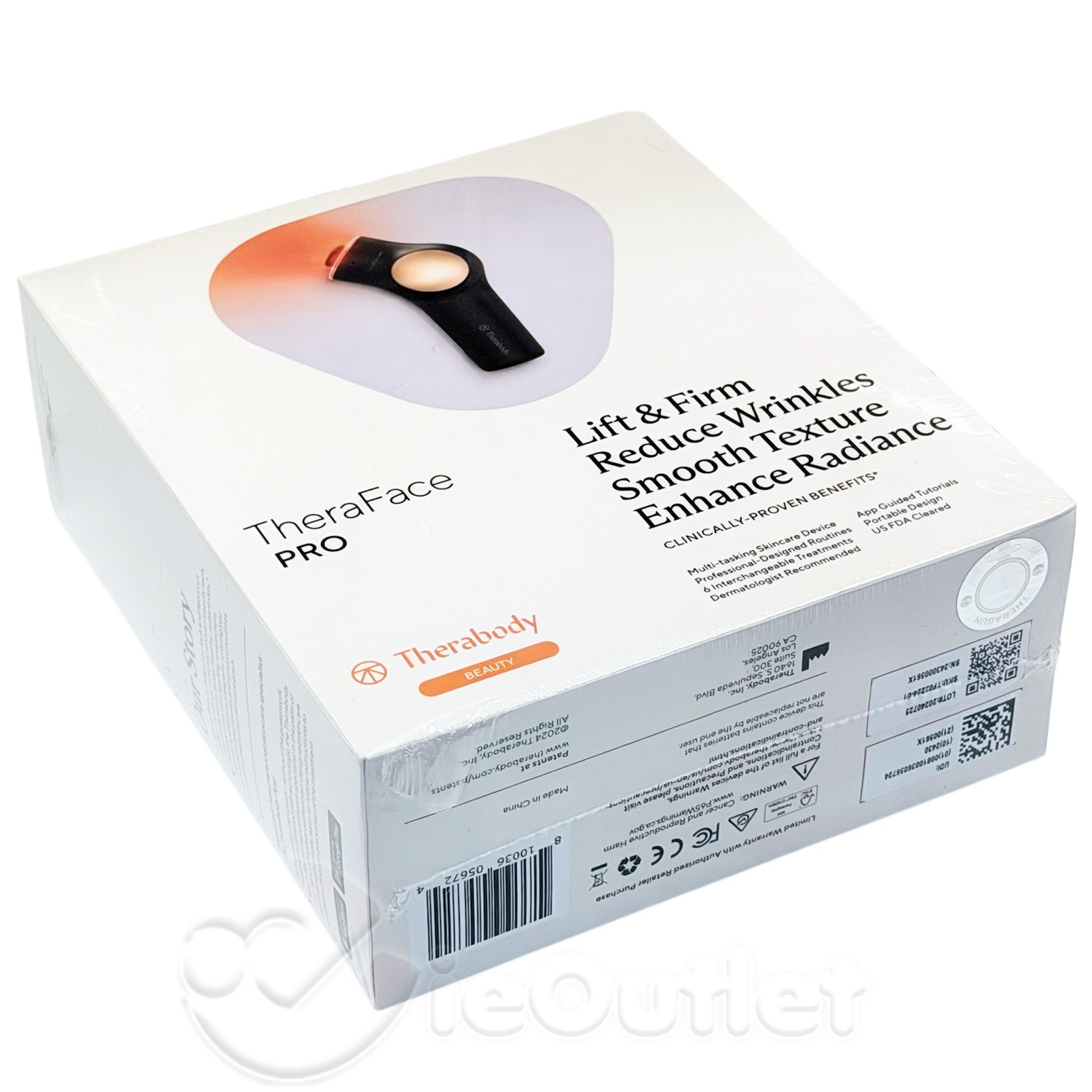 NEW Therabody TheraFace PRO Multi Use LED Facial Skincare Wrinkle Device - BLACK