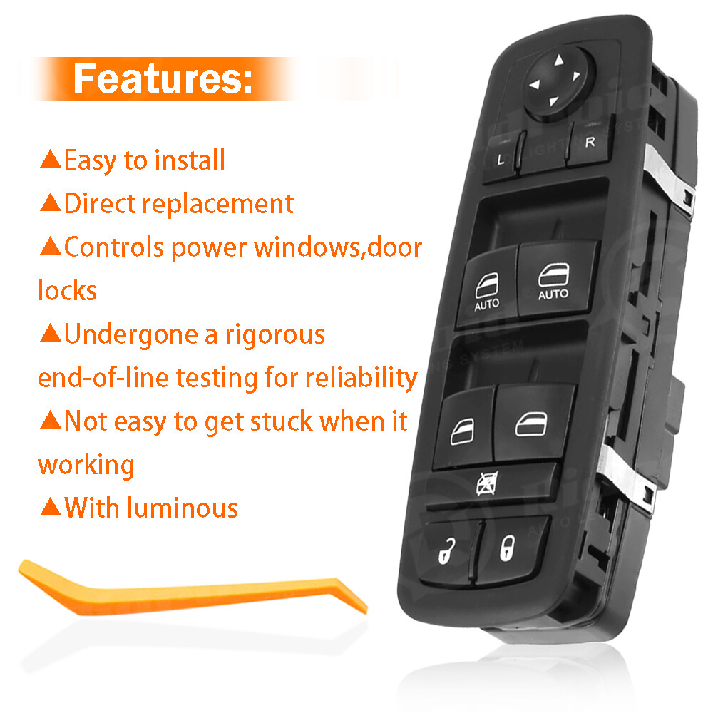Master Power Window Switch for 2015 2016 2017 Chrysler 200 C S 4-Door 11 Pin