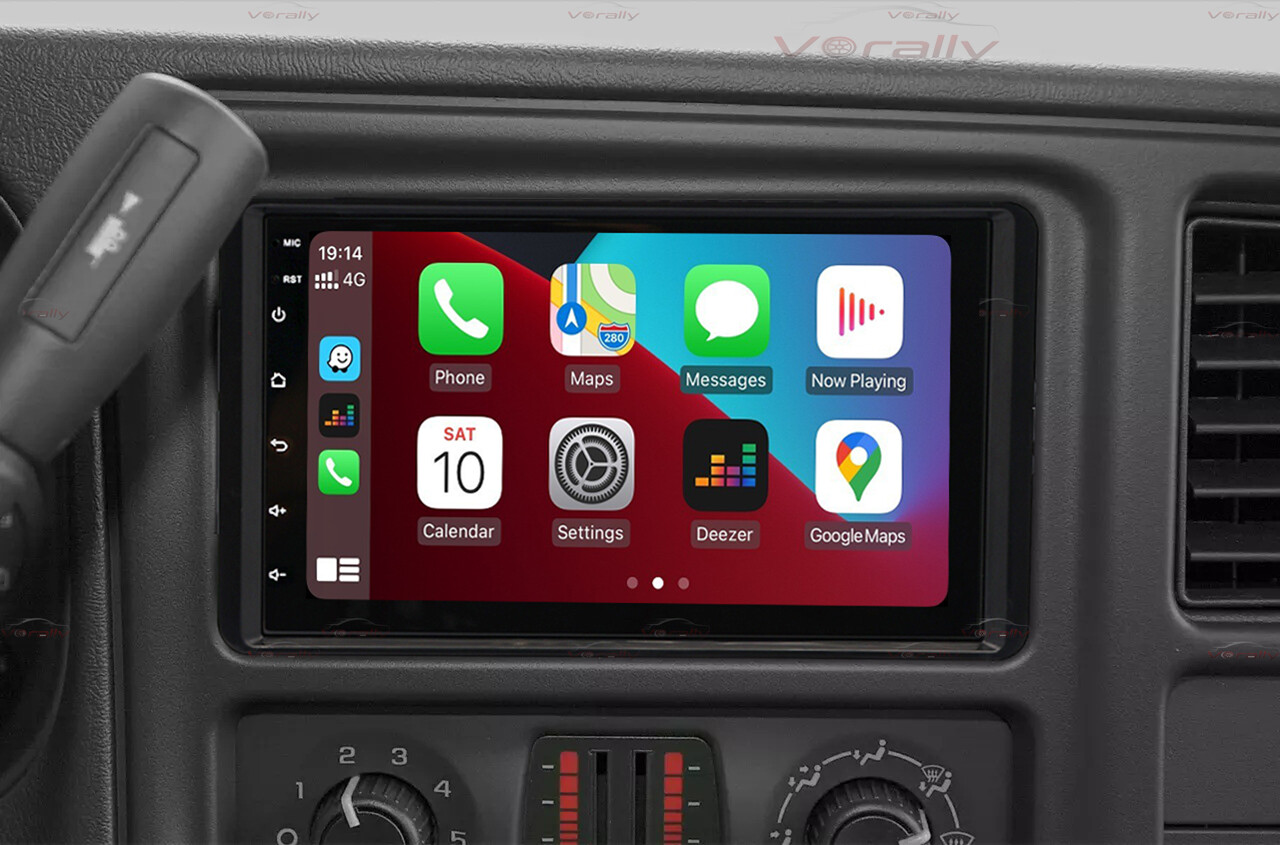 For 2003-2006 GMC Sierra Android 13 Apple CarPlay Android Auto Car Radio Stereo