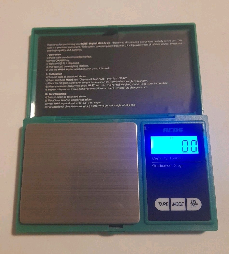 RCBS 1500 GRAIN DIGITAL POCKET SCALE
