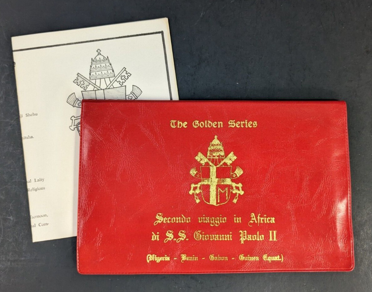 Pope John Paul II, The Golden Series Trip to Africa Nigeria Benin 11 Covers Plus