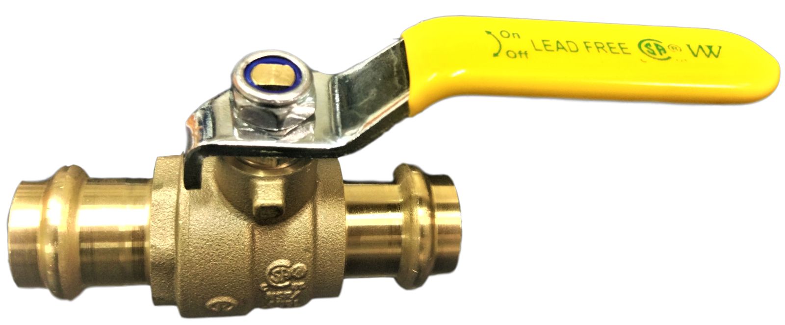 1/2" ProPress Brass Ball Valves with EPDM O-Ring - Lead Free (Lot of 10)
