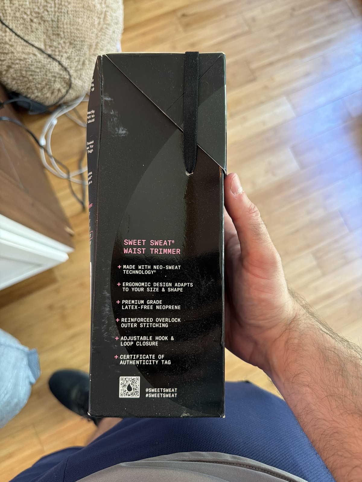 Sweet Sweat Sports Research Core Series Waist Trimmer Pink X-Large Workout