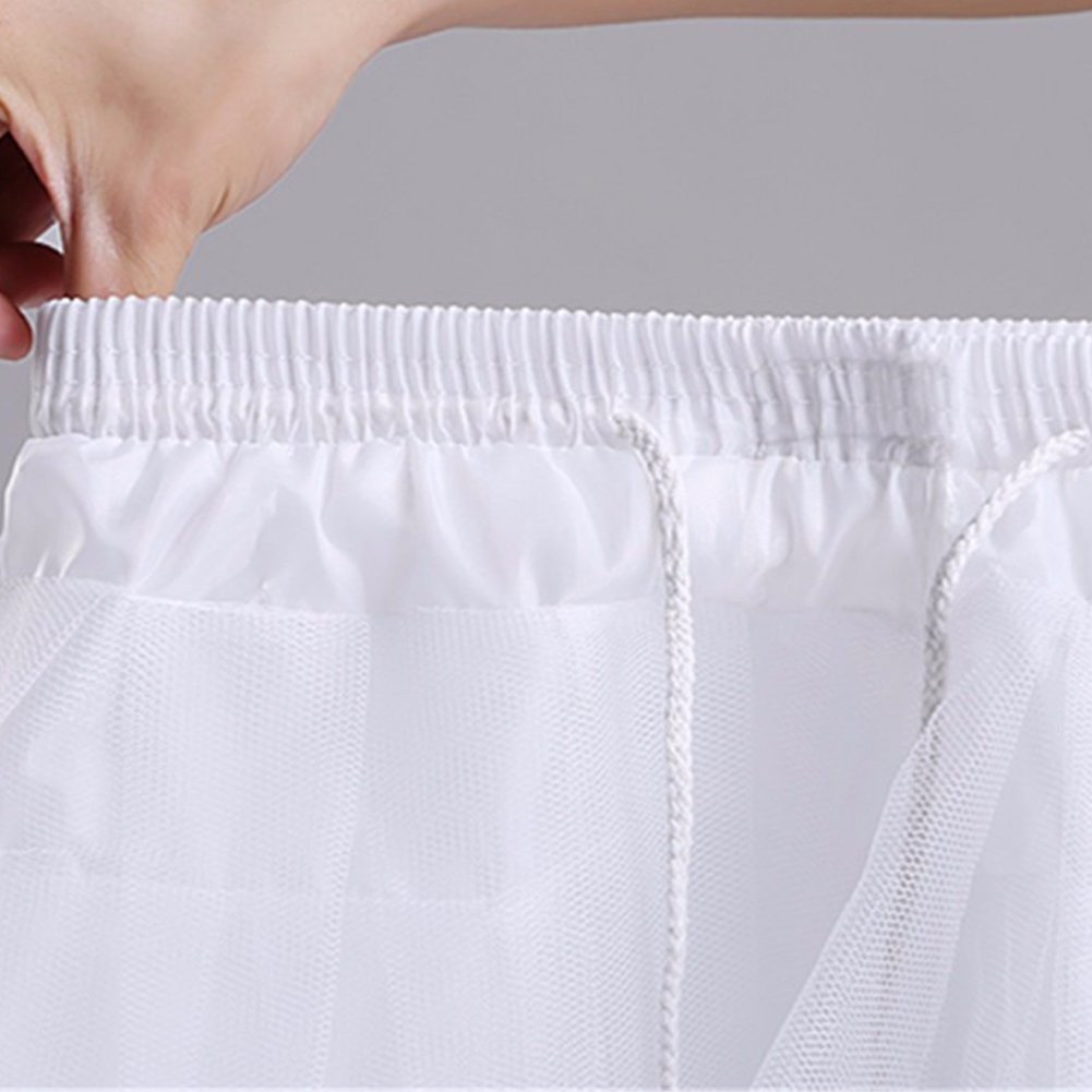 Kids White Mini 3 Layer Petticoat, Flower Girl, Underskirt, Crinoline Slip