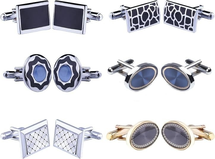 12 Pairs of cufflinks for Men Versatile variants Cufflinks Gifts For Men