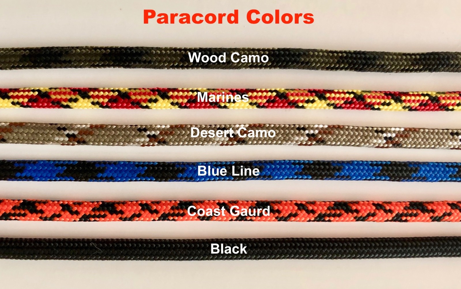 1 HOG TOOTH Paracord Necklace + 1 Decal ...(.30 Cal Red Tip) ...Wood Camo