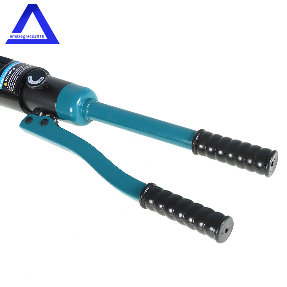 16 Mt Hydraulic Wire Terminal Crimper Battery Cable Lug Crimping Tool W/13 Dies