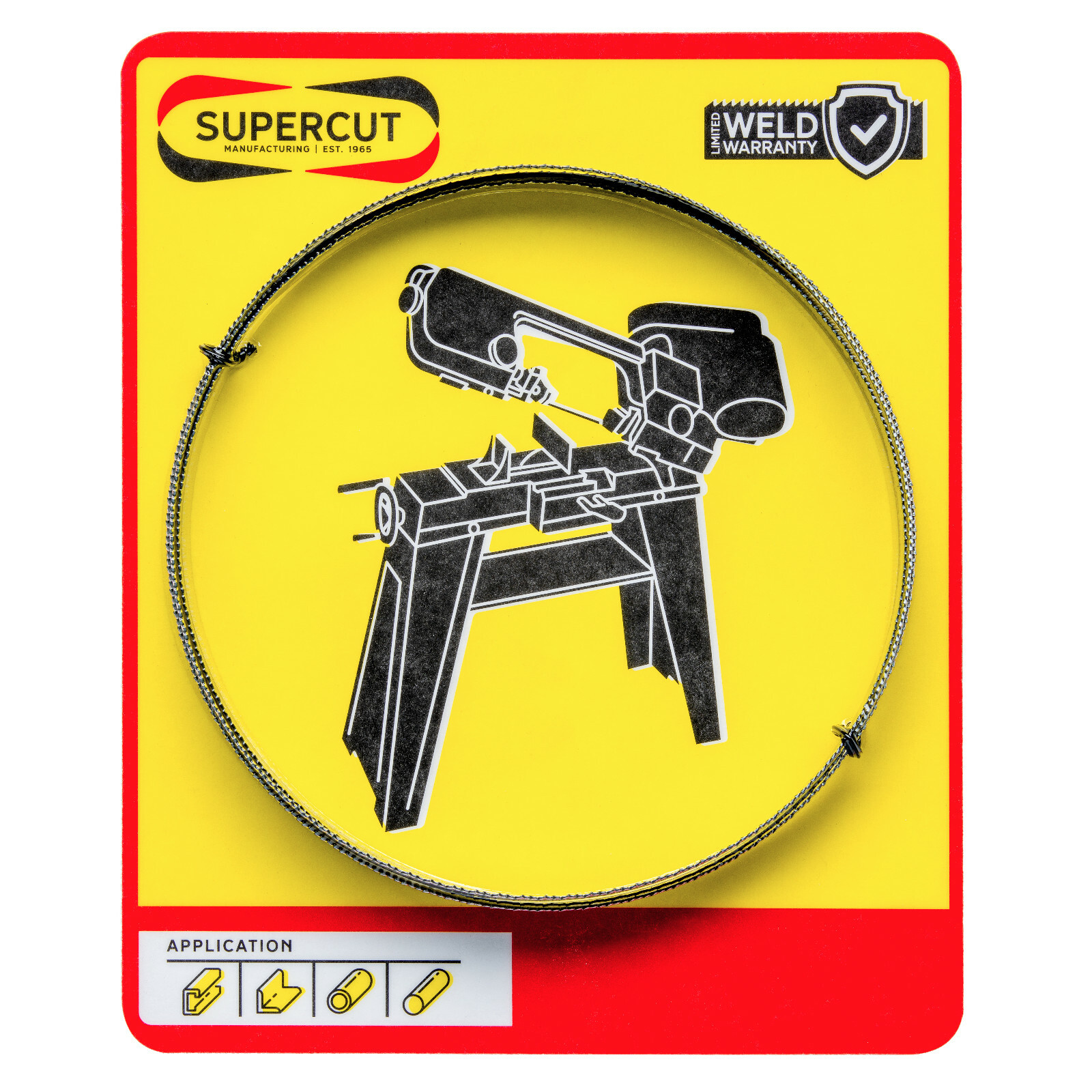 Supercut 60-inch X 1/2-inch X 14 TPI Carbon Steel Bandsaw Blade (Made in USA)