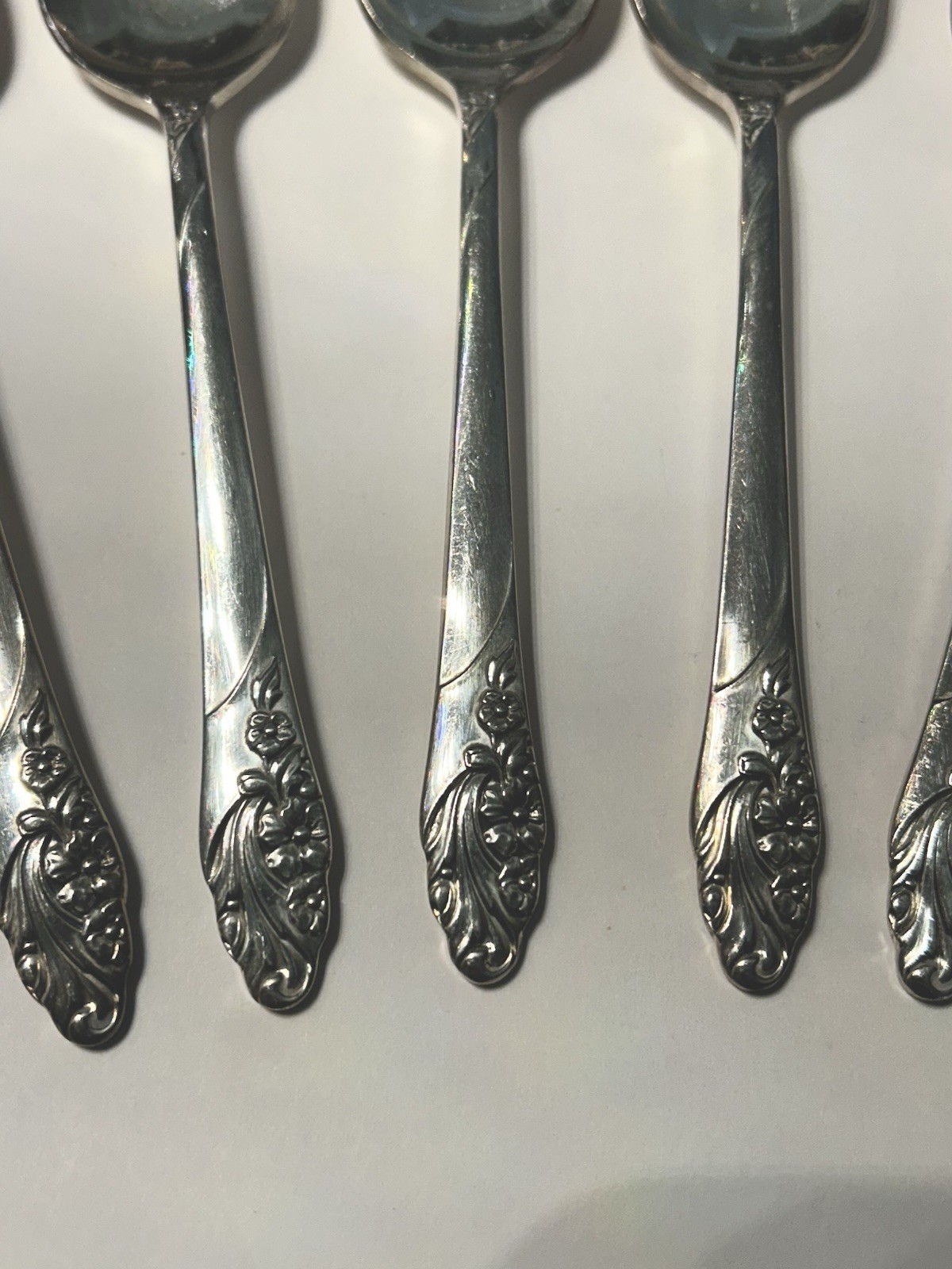 Oneida EVENING STAR TEASPOONS Set of 5