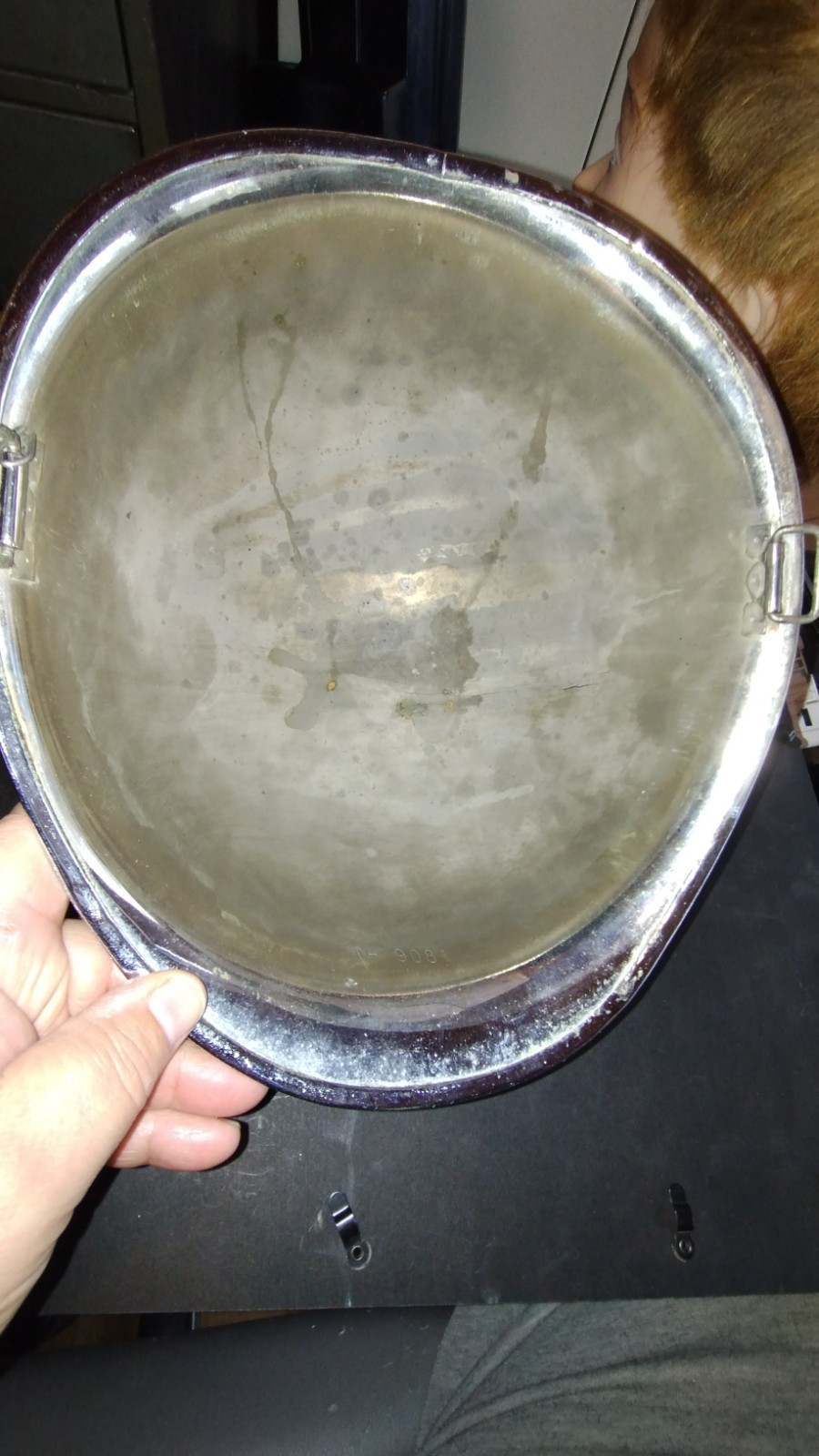 Vintage US M1 Chrome Parade Helme With Liner Set Collector Item