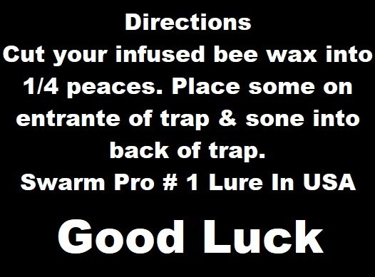 Carpenter bee. Attractant Super Lure - 2026 Works in the rain Keeps scent longer
