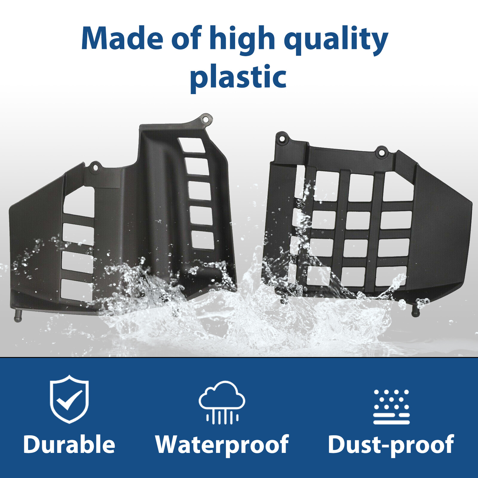 Heel Guard Nerf Bar Plastic Left & Right For Yamaha Banshee YFZ350 87-06 1990