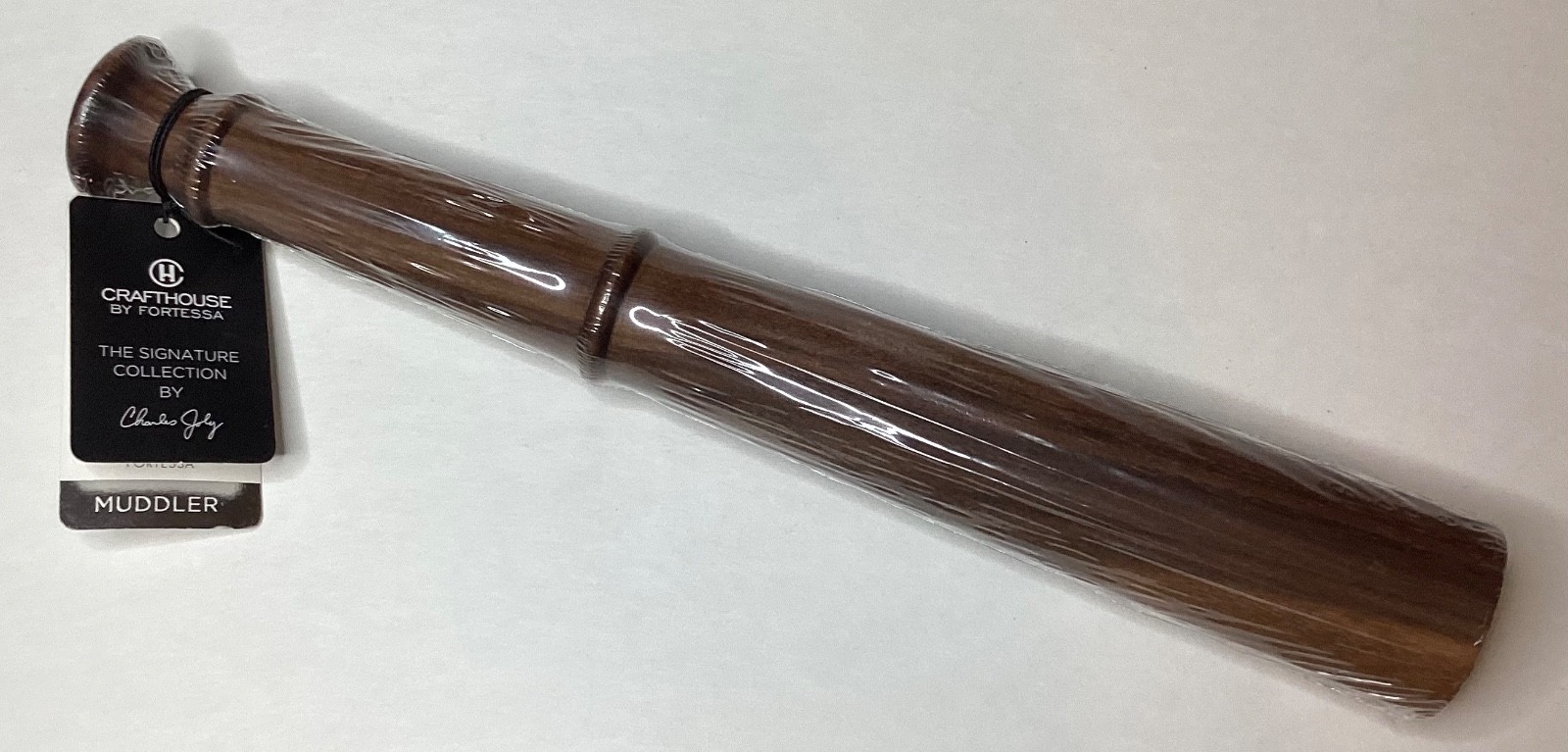 NEW CRAFTHOUSE BY FORTESSA BLACK WALNUT MUDDLER- FACTORY SEALED