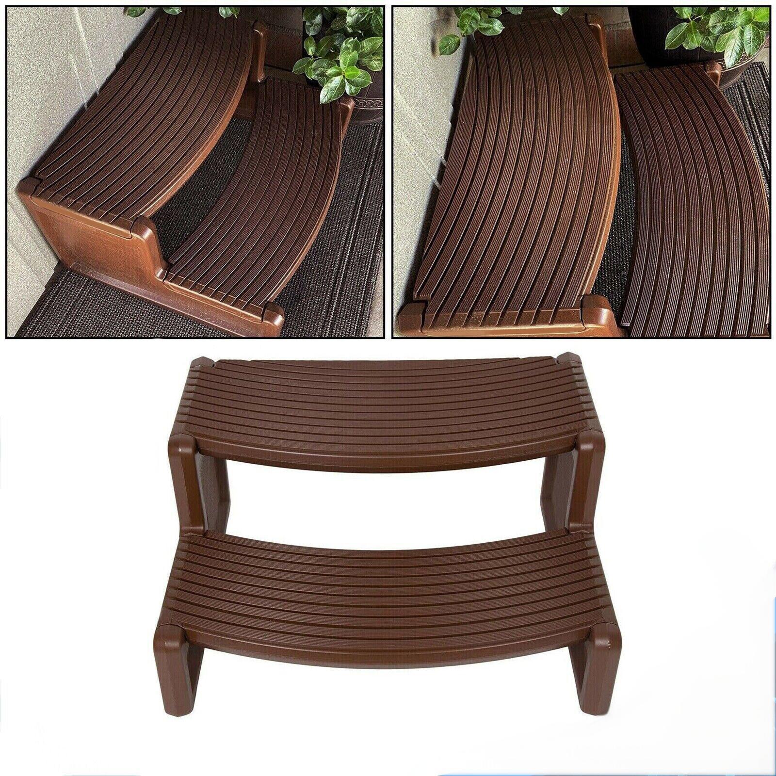 Universal Espresso Resin Pool Ladders Steps Handi-Step For Spa and Hot Tubs Pool