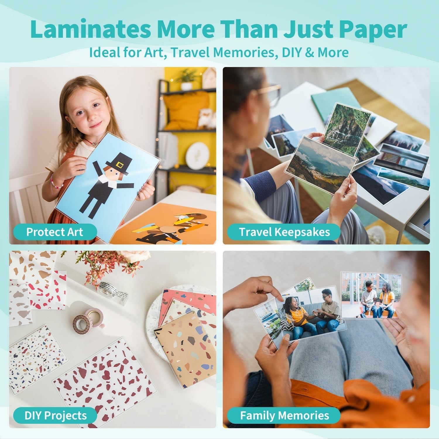 Ultra Clear Glossy Laminating Sheets, Letter Size, Heat Seal