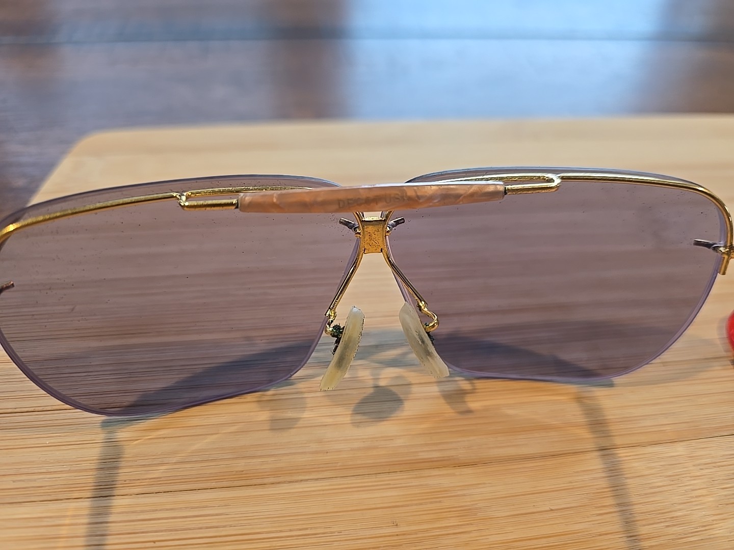 Vintage Decot Hy-Wyd Shooting Glasses 3 Lens Set & Case