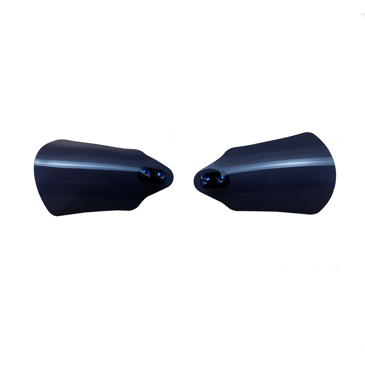 Ink Black PMMA Hand Grip Guard Protector Windshield Fit Harley Touring Sporster