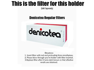 Denicotea Vision Red Cigarette Holder with 10 Free Filters 20150