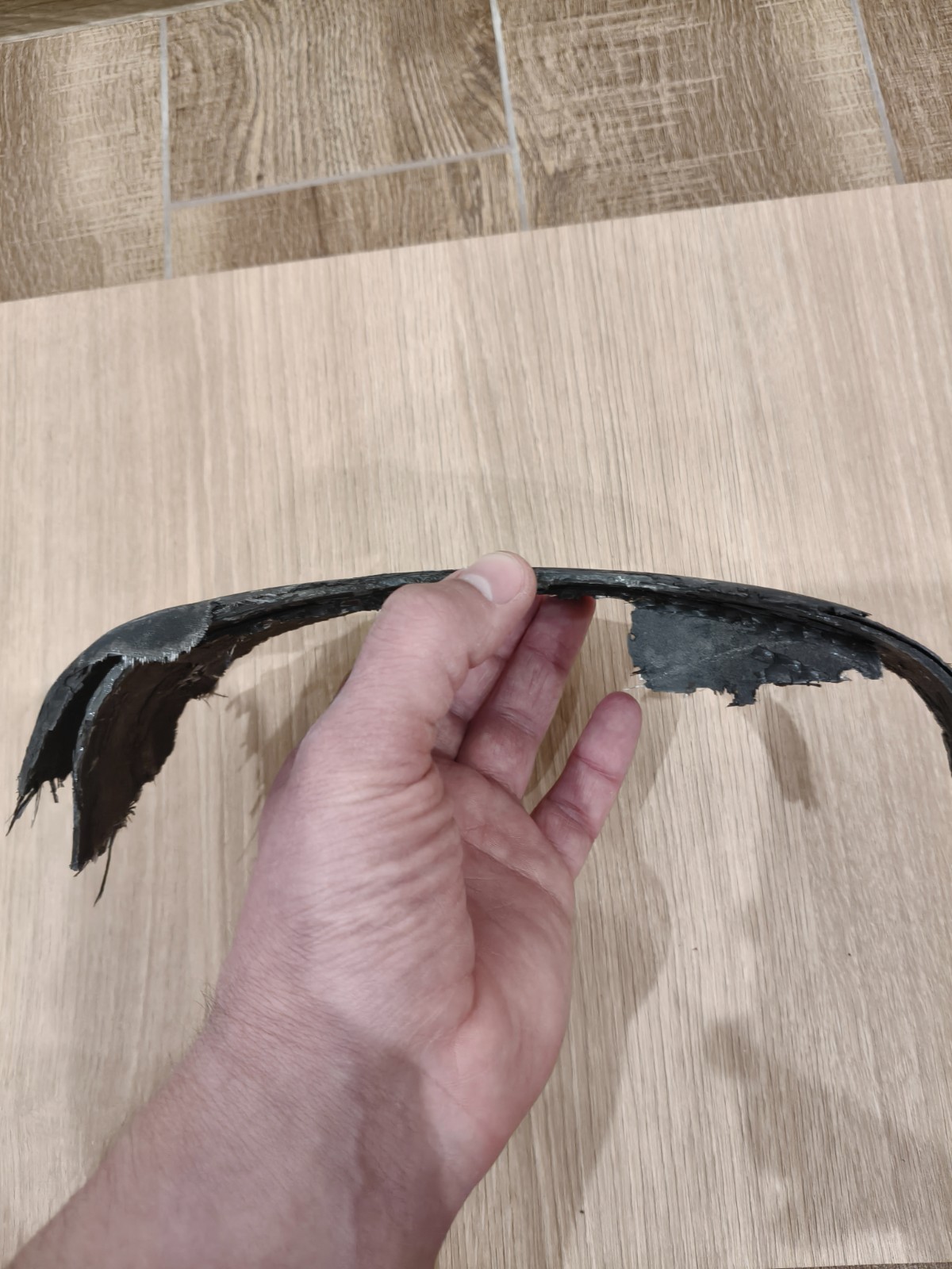 Part of the hull of the Russian Army's Geran-2 combat drone, Shahed. Ukraine