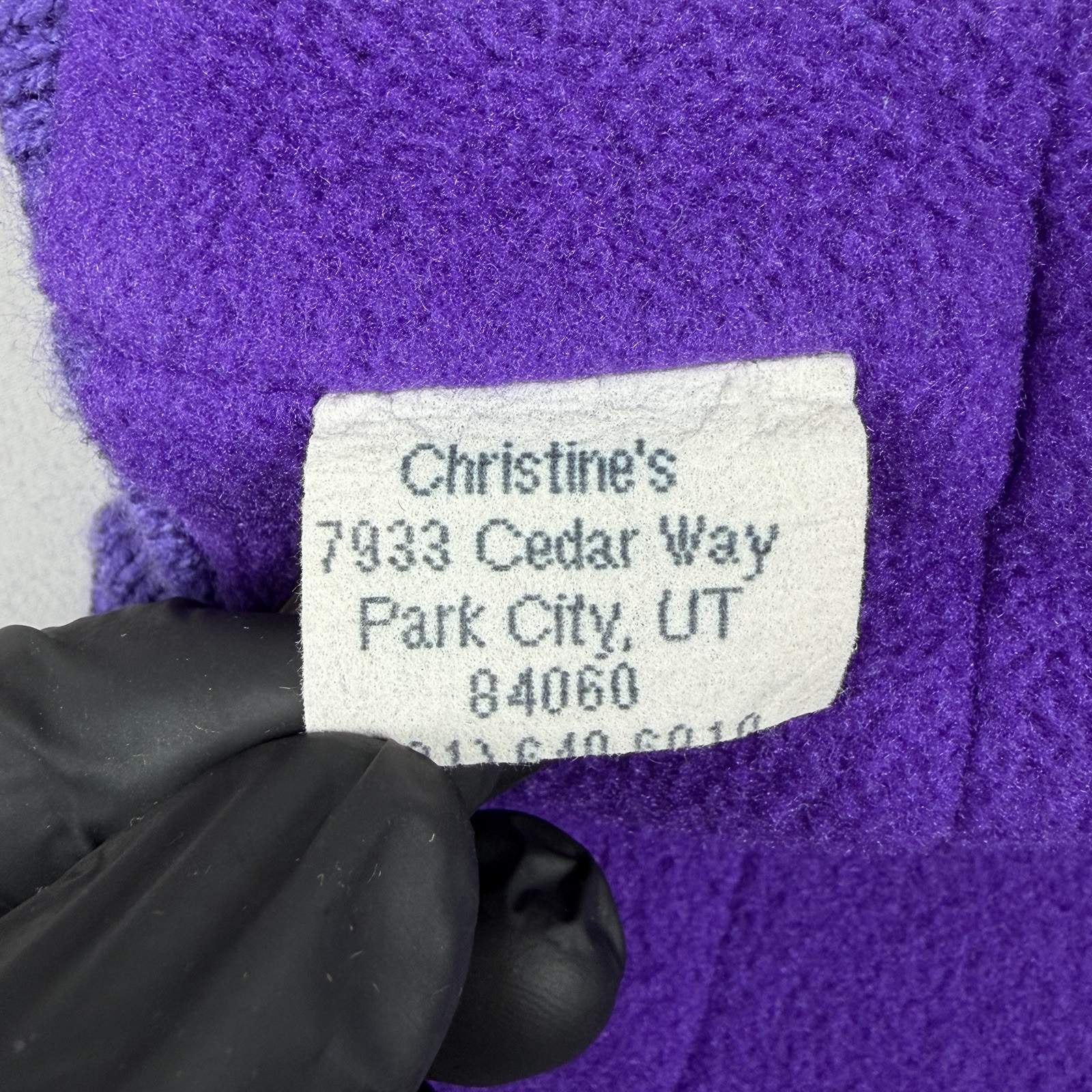 Christine’s Polartec Fleece Knit Winter Beanie Hat Vintage 90s Unisex