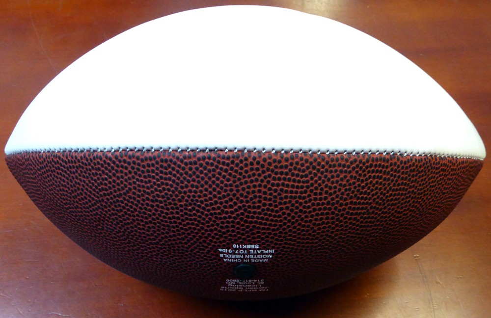 Thomas Rawls Autographed Signed White Logo Football Seattle Seahawks MCS Holo