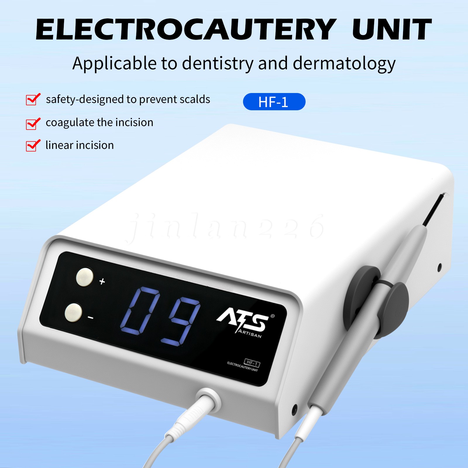Dental Electro Electrosurgery Unit Machine High Frequency Electric 10pcs Knife