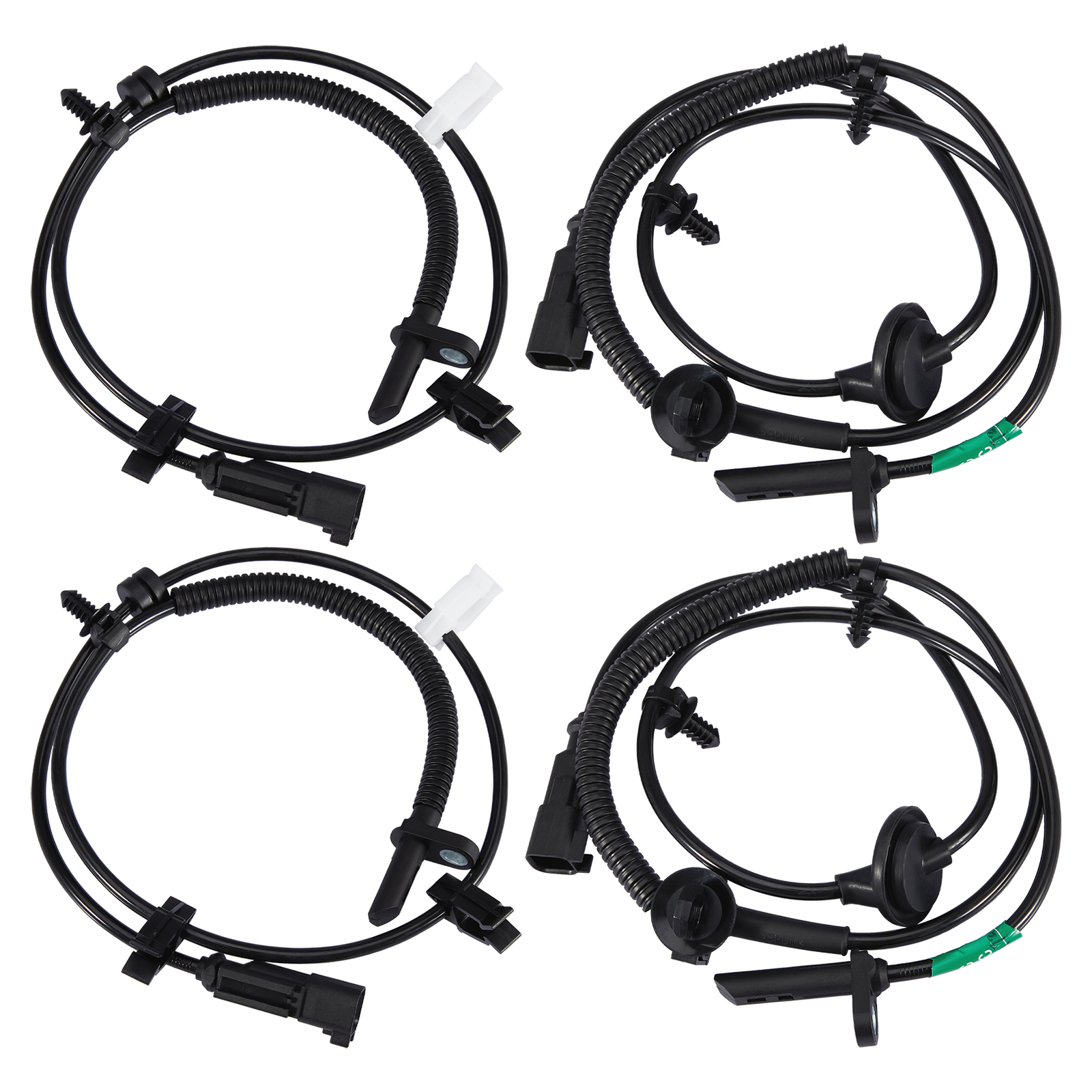 For 2009-2017 Chevy Traverse 3.6L Front & Rear Side ABS Wheel Speed Sensor, 4PCS