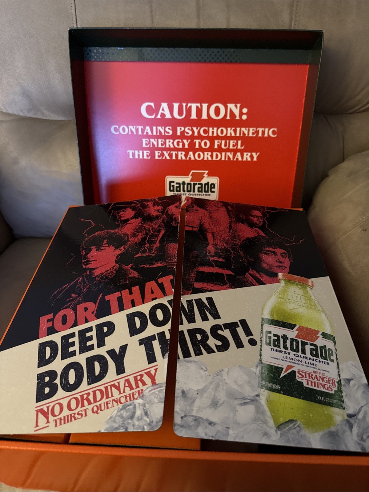 Stranger Things X Gatorade Exclusive 1987 Hawkins Capsule Size L