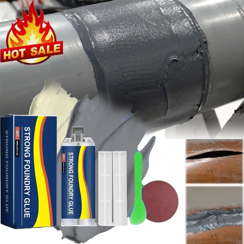 Strong Foundry Glue, High Temperature Resistant Casting Repair,Metal Repair Glue