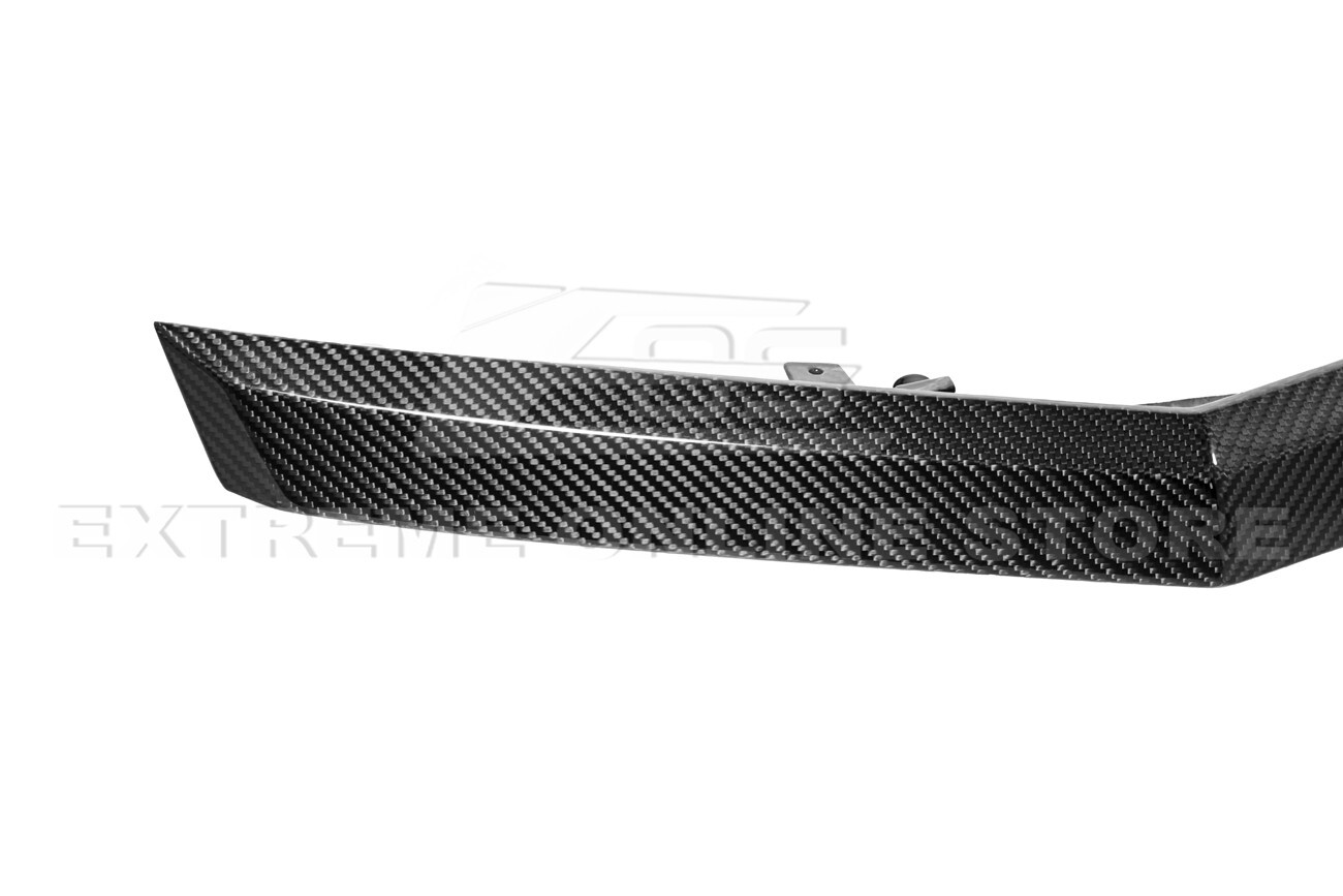 For 09-15 Cadillac CTS-V Coupe CARBON FIBER Rear Deck Lid Applique Trunk Insert