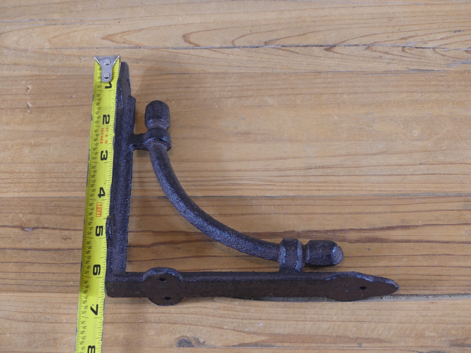 6 Bookshelf Brackets Corbels Wall Cast Iron Rustic Farmhouse 6 1/2" X 6 1/2"