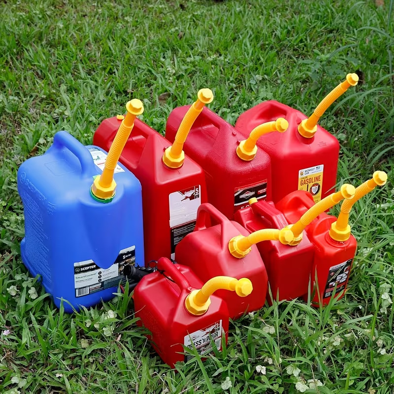 Replacement Gas Can Spout Nozzle Vent Kit for Plastic Gas Cans Old Style Cap