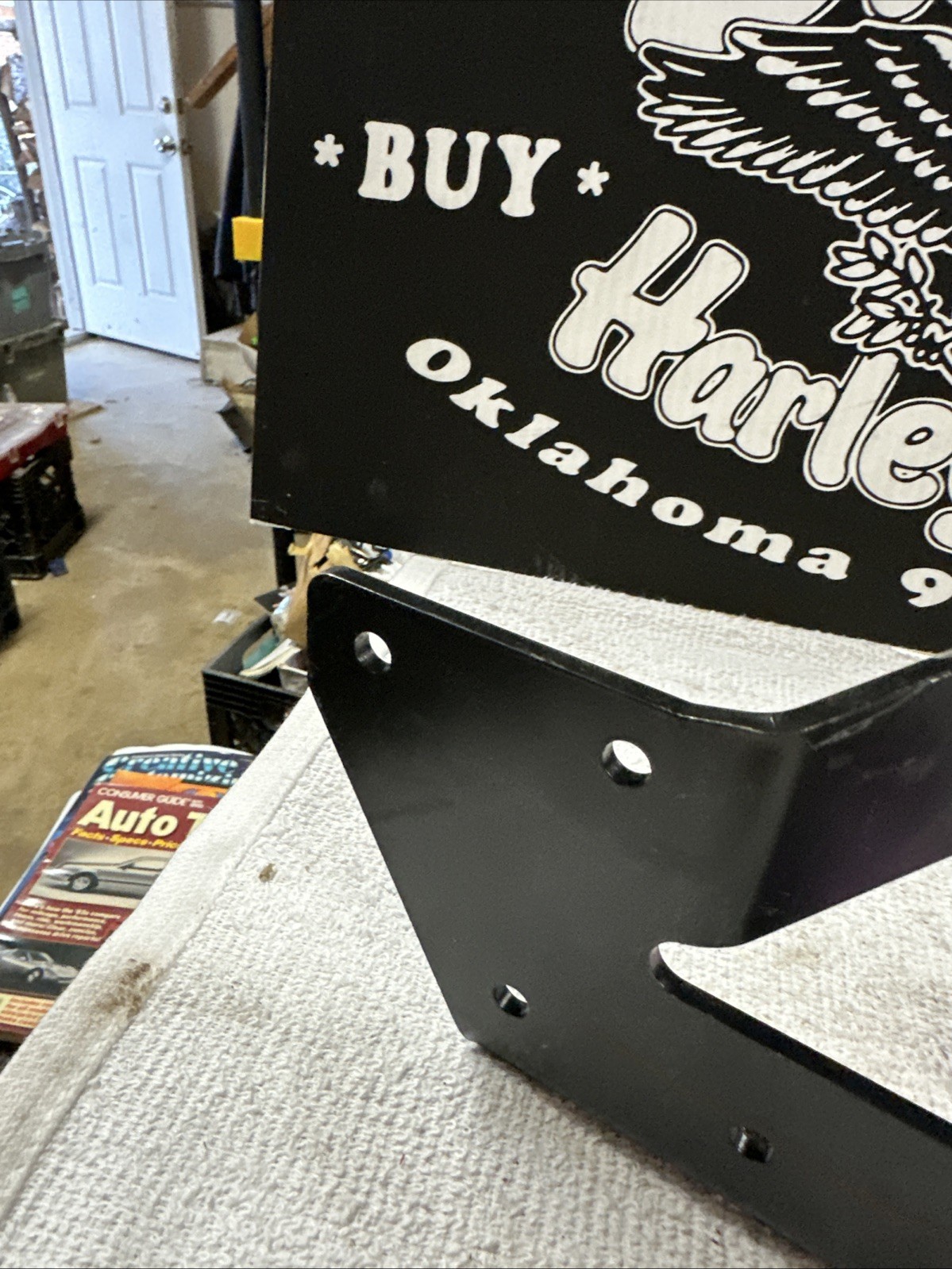 Harley Sportster Vance & And Hines Exhaust Muffler Pipe Bracket Mount Sportster