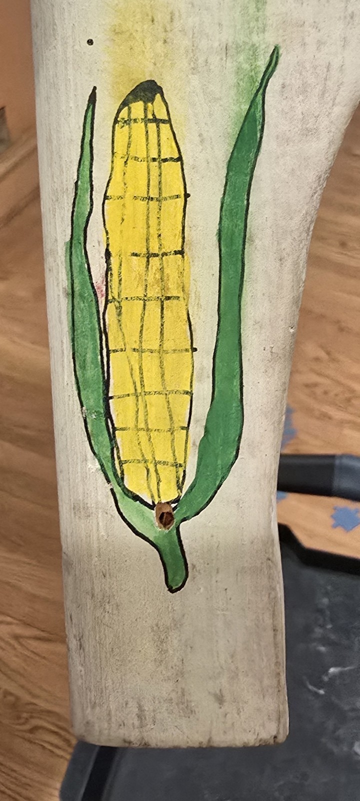 HOPI HEADDRESS TABLITA ORIGINAL PAINT WOOD LEATHER FEATHER SW ART EARLY CARVING